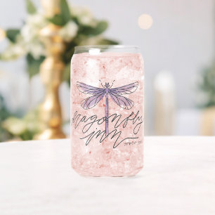 Gilmore Girls Dragonfly Inn Script Can Glass