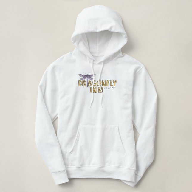 Gilmore Girls | Dragonfly Inn Watercolor Logo Hoodie (Design Front)