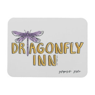 Gilmore Girls Dragonfly Inn Watercolor Logo Magnet