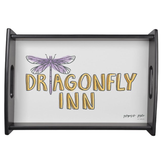 Gilmore Girls | Dragonfly Inn Watercolor Logo Serving Tray (Front)