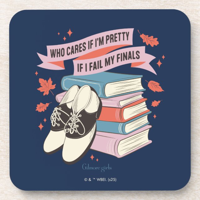 Gilmore Girls Finals Quote Design Beverage Coaster (Front)