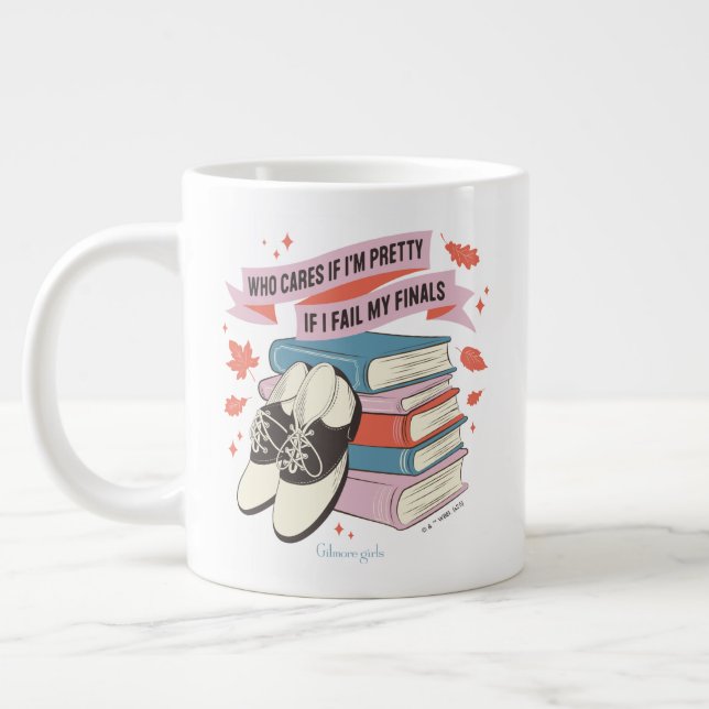 Gilmore Girls Finals Quote Design Giant Coffee Mug (Left)