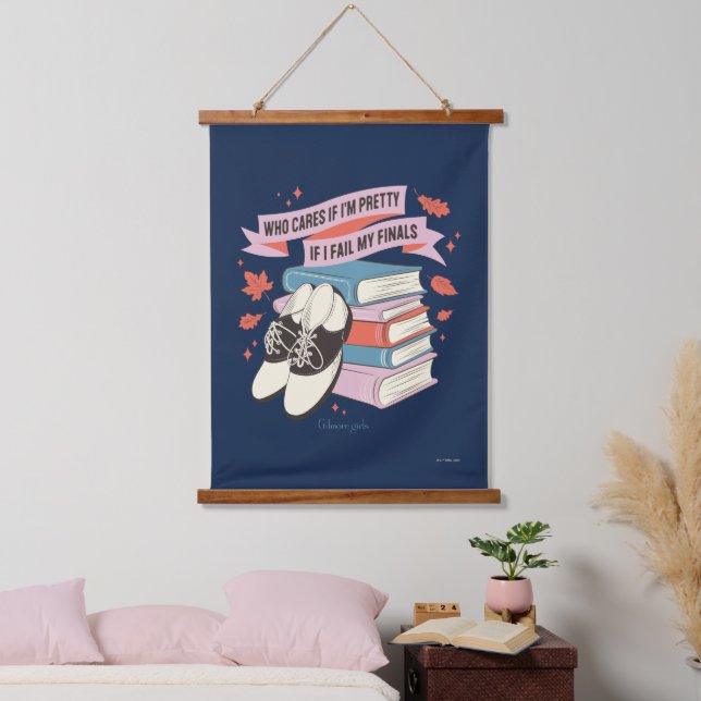 Gilmore Girls Finals Quote Design Hanging Tapestry (Bedroom)