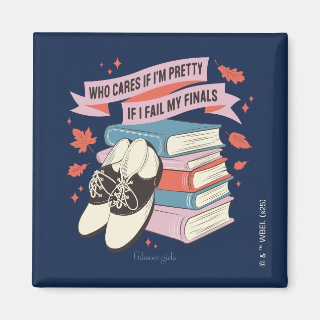 Gilmore Girls Finals Quote Design Magnet (Front)