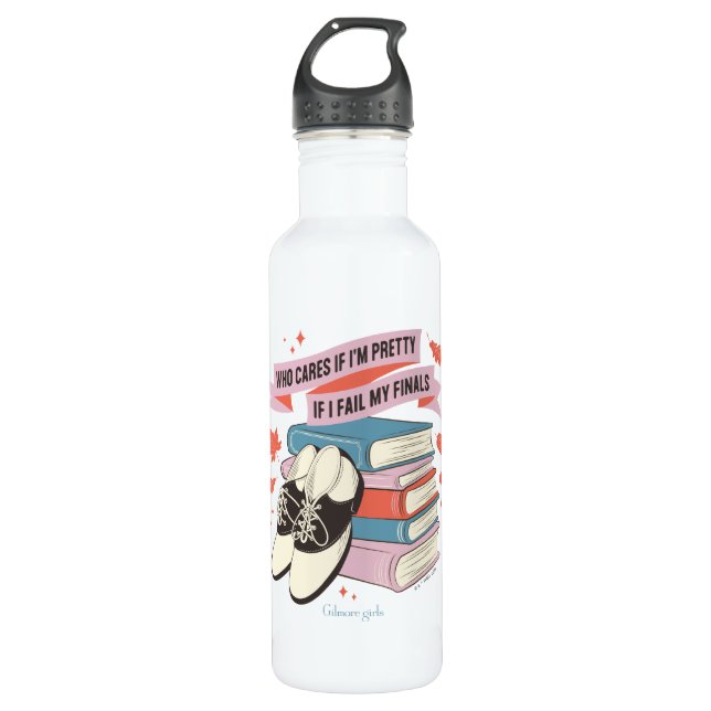 Gilmore Girls Finals Quote Design Stainless Steel Water Bottle (Front)