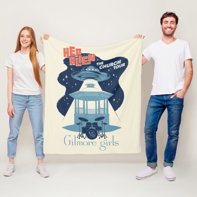 Gilmore Girls Hep Alien Church Tour Fleece Blanket (In Situ)