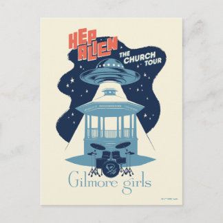 Gilmore Girls Hep Alien Church Tour Postcard