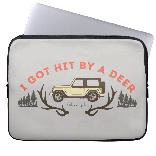 Gilmore Girls I Got Hit by a Deer Laptop Sleeve (Front)