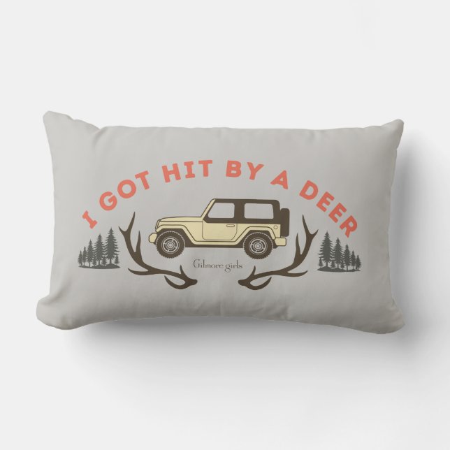 Gilmore Girls I Got Hit by a Deer Lumbar Pillow (Front)
