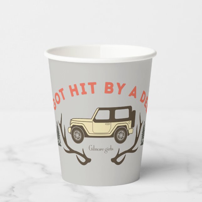 Gilmore Girls I Got Hit by a Deer Paper Cups (Left)