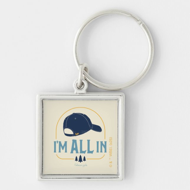 Gilmore Girls I’m All In Luke’s Hat Keychain (Front)