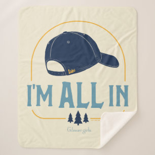 Gilmore Girls I’m All In Luke’s Hat Sherpa Blanket