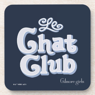 Gilmore Girls Le Chat Club Beverage Coaster