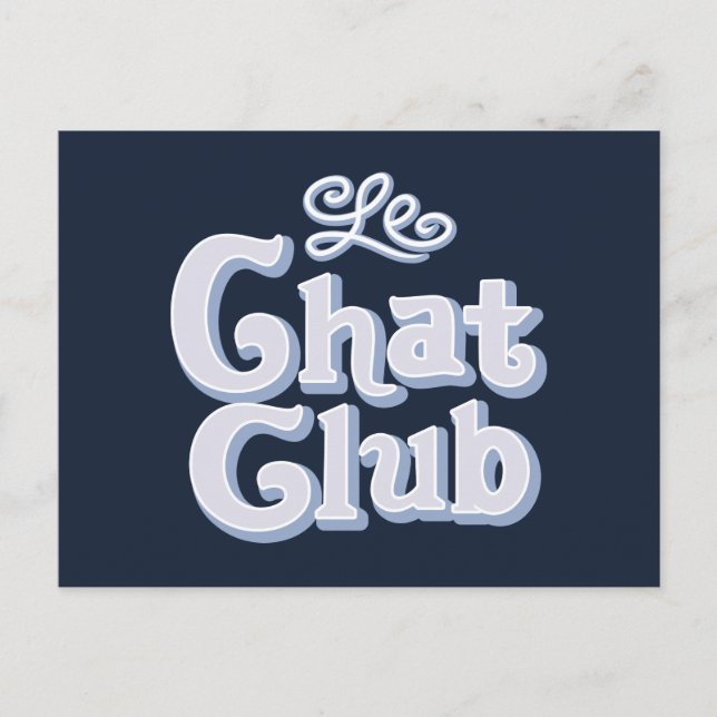 Gilmore Girls | Le Chat Club Postcard (Front)
