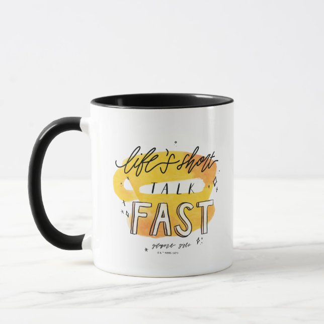 Gilmore Girls | Life's Short Talk Fast Mug (Left)