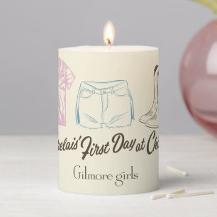 Gilmore Girls Lorelai Chilton Outfit Design Pillar Candle