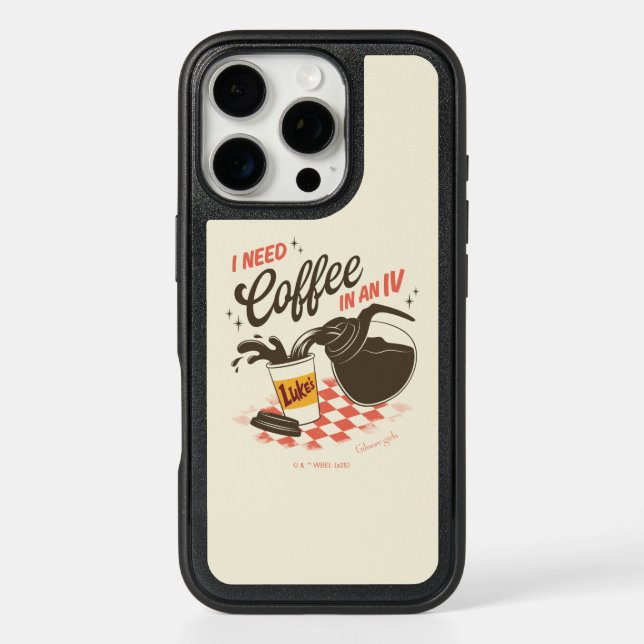 Gilmore Girls Luke’s Coffee IV Quote Otterbox iPhone Case (Back)
