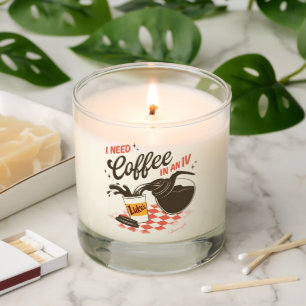 Gilmore Girls Luke’s Coffee IV Quote Scented Candle