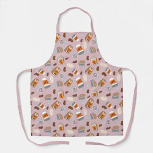 Gilmore Girls Luke's Diner Coffee Pattern Apron