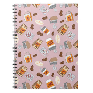 Gilmore Girls Luke's Diner Coffee Pattern Notebook