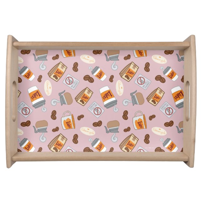 Gilmore Girls | Luke's Diner Coffee Pattern Serving Tray (Front)