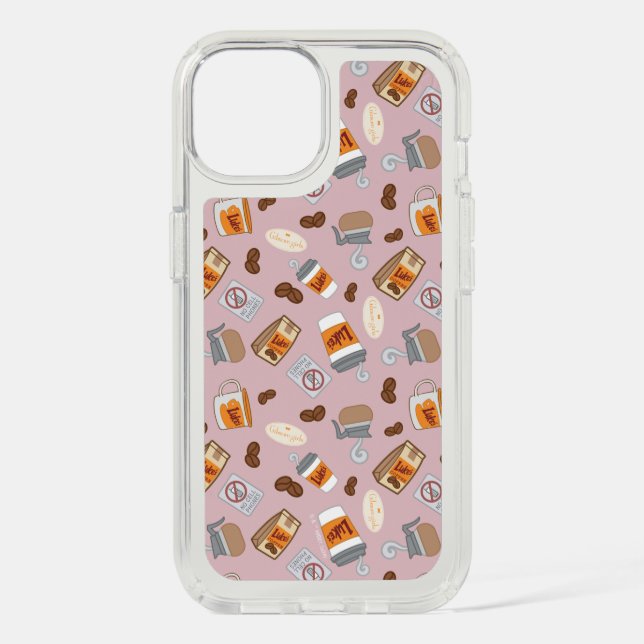 Gilmore Girls | Luke's Diner Coffee Pattern Speck iPhone Case (Front)