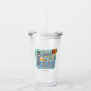 Gilmore Girls Luke's Diner Graphic Acrylic Tumbler