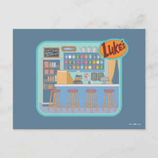 Gilmore Girls | Luke's Diner Graphic Postcard
