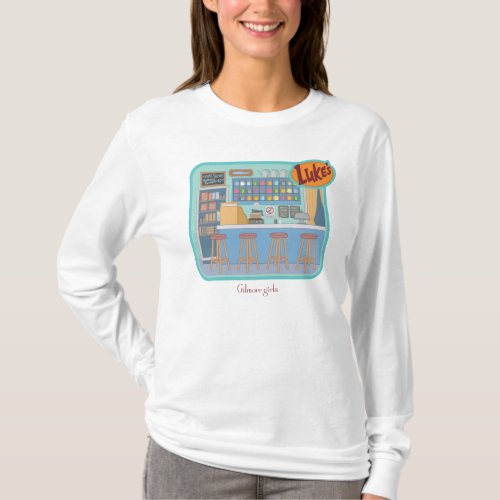 Gilmore Girls  Lukes Diner Graphic T_Shirt