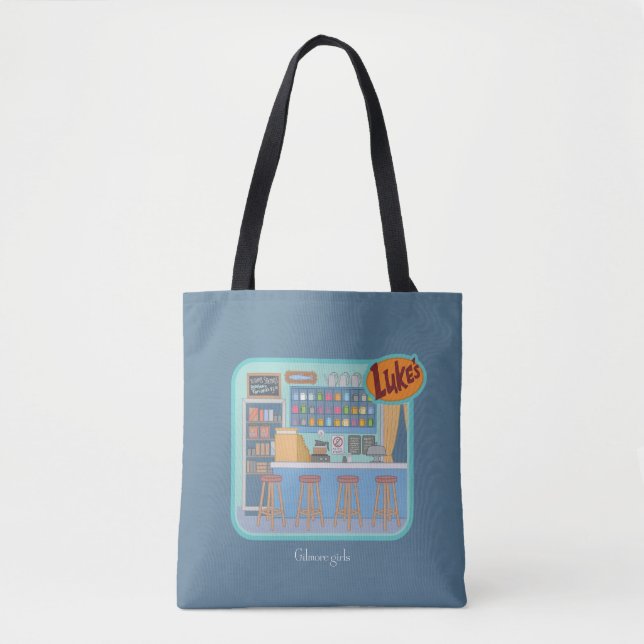 Gilmore Girls | Luke's Diner Graphic Tote Bag (Front)