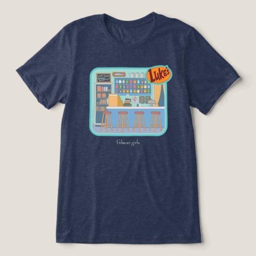 Gilmore Girls  Lukes Diner Graphic Tri_Blend Shirt