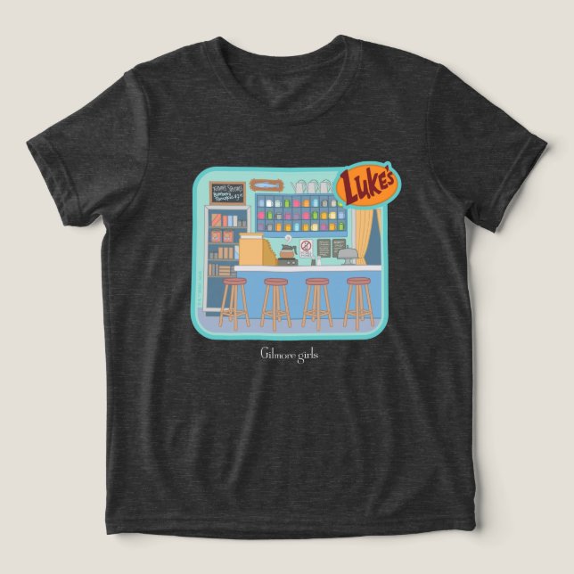 Gilmore Girls | Luke's Diner Graphic Tri-Blend Shirt (Design Front)