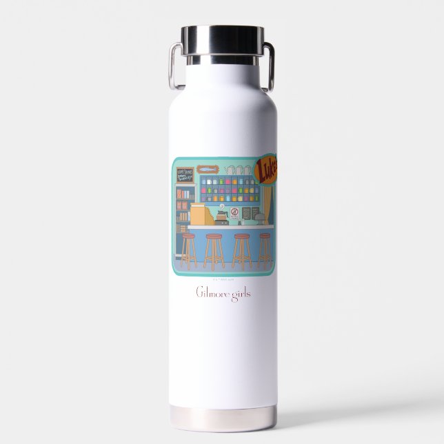 Gilmore Girls | Luke's Diner Graphic Water Bottle (Front)