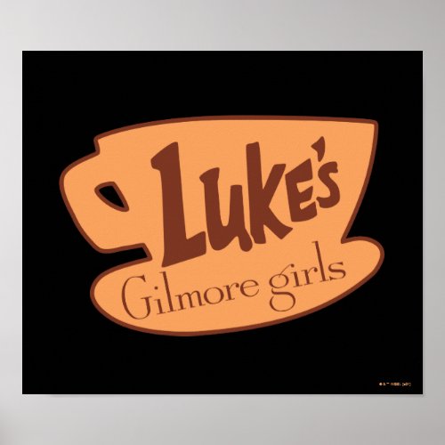 Gilmore Girls  Lukes Diner Logo Poster