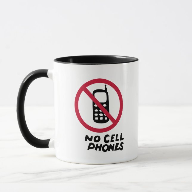 Gilmore Girls | Luke's Diner - No Cell Phones Mug (Left)