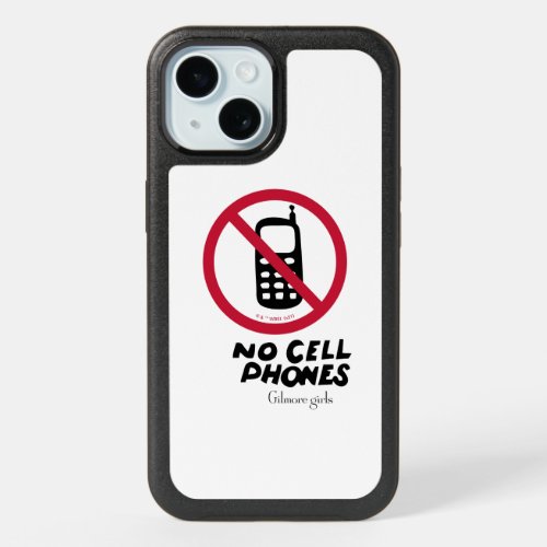 Gilmore Girls  Lukes Diner _ No Cell Phones iPhone 15 Case