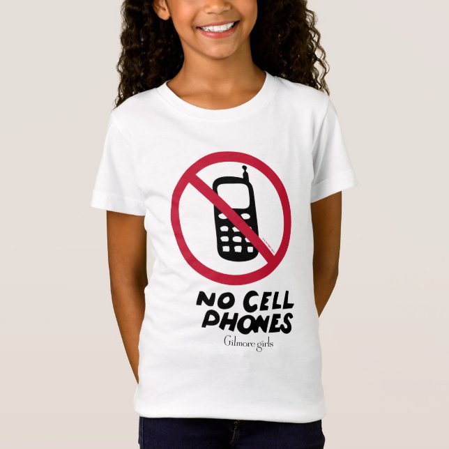 Gilmore Girls | Luke's Diner - No Cell Phones T-Shirt (Front)