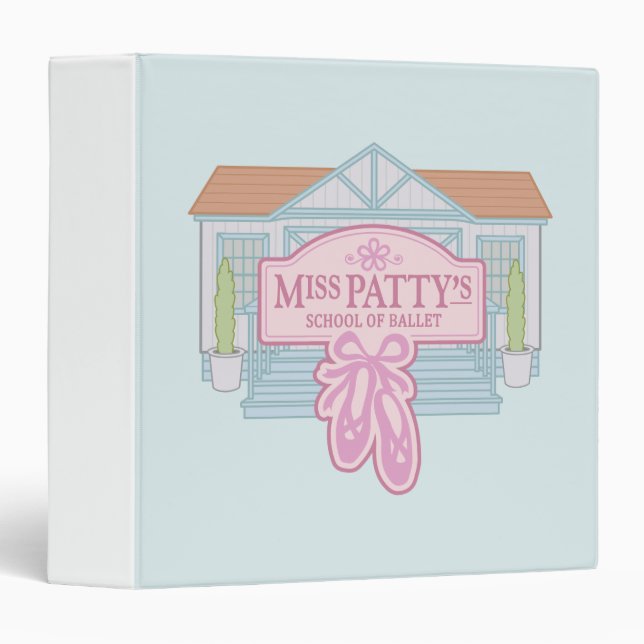 Gilmore Girls | Miss Patty's School of Ballet 3 Ring Binder (Front/Spine)