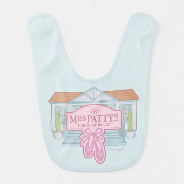 Gilmore Girls | Miss Patty's School of Ballet Baby Bib (Front)