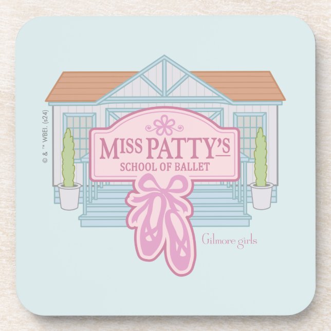 Gilmore Girls | Miss Patty's School of Ballet Beverage Coaster (Front)