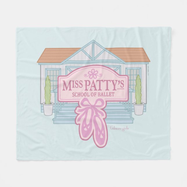 Gilmore Girls | Miss Patty's School of Ballet Fleece Blanket (Front (Horizontal))