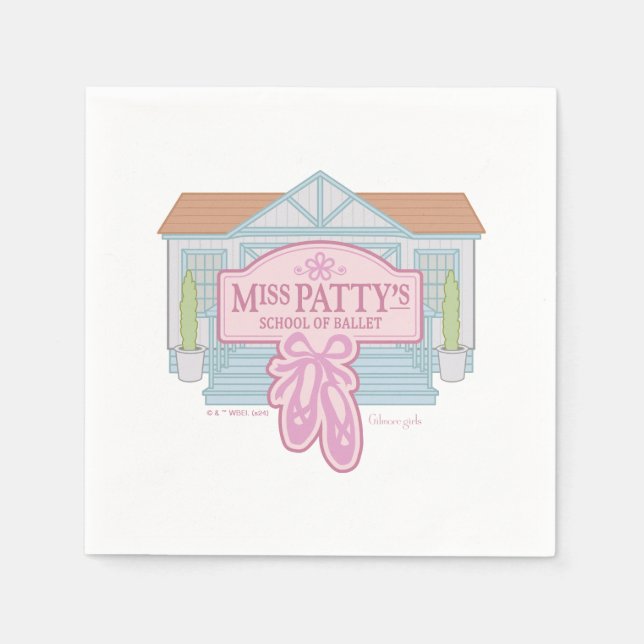 Gilmore Girls | Miss Patty's School of Ballet Napkins (Front)