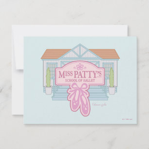 Gilmore Girls Miss Patty's School of Ballet Note Card
