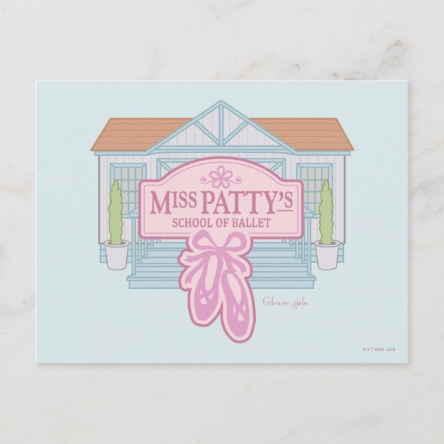 Gilmore Girls | Miss Patty's School of Ballet Postcard (Front)