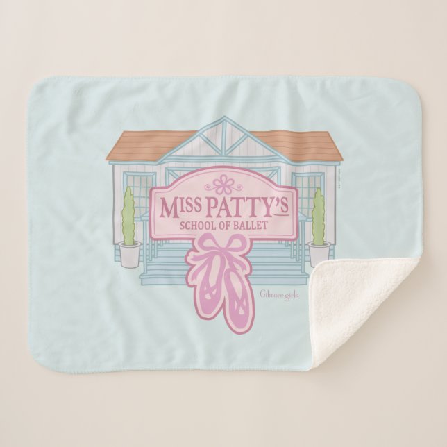 Gilmore Girls | Miss Patty's School of Ballet Sherpa Blanket (Front (Horizontal))