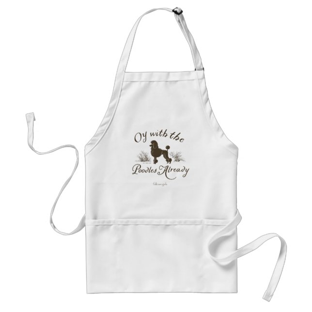 Gilmore Girls | Oy With the PoodlesDesign Adult Apron (Front)