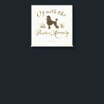 Gilmore Girls | Oy With the PoodlesDesign Canvas Print<br><div class="desc">Embrace one of the most iconic and quirky Gilmore Girls quotes with this vintage-style “Oy with the Poodles Already” design. Featuring an elegant illustrated poodle framed by grass and whimsical script typography, this fan-favorite moment captures Lorelai’s signature humor and fast-talking charm. A perfect pick for those who love Stars Hollow...</div>