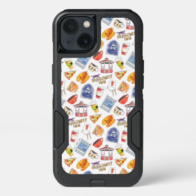 Gilmore Girls Pattern Otterbox iPhone Case (Back)