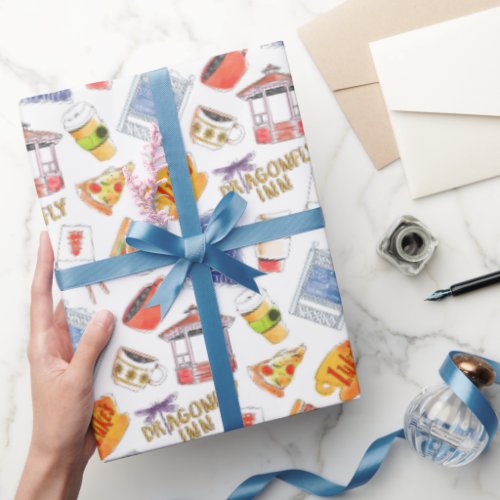 Gilmore Girls Pattern Wrapping Paper
