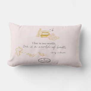 Gilmore Girls Rory Book Quote Design Lumbar Pillow
